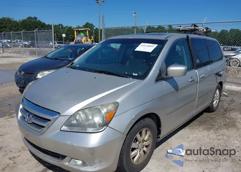 2007 Honda Odyssey Touring from USA, damaged, VIN 5FNRL38817B042103